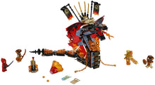 Load image into Gallery viewer, LEGO NINJAGO Fire Fang 70674 Snake Action Toy Building Set with Stud Shooters and Ninja Minifigures Characters, Perfect for Group Play (463 Pieces)