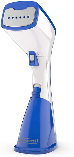 BLACK+DECKER Garment, Hand, Travel Steamer, Blue, HGS100P, Compact, Indigo