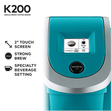 Load image into Gallery viewer, Keurig 2.0 K200 Plus Series Single Serve Plus Coffee Maker Brewer Turquoise