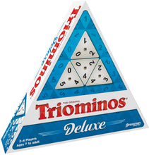 Load image into Gallery viewer, Pressman Tri-Ominos - Deluxe Edition Triangular Tiles with Brass Spinners