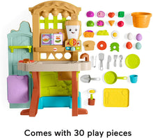 Load image into Gallery viewer, Fisher-Price Laugh &amp; Learn Grow-the-Fun Garden to Kitchen, Interactive Farm-to-Kitchen Playset for Toddlers with Music, Lights and Learning Content