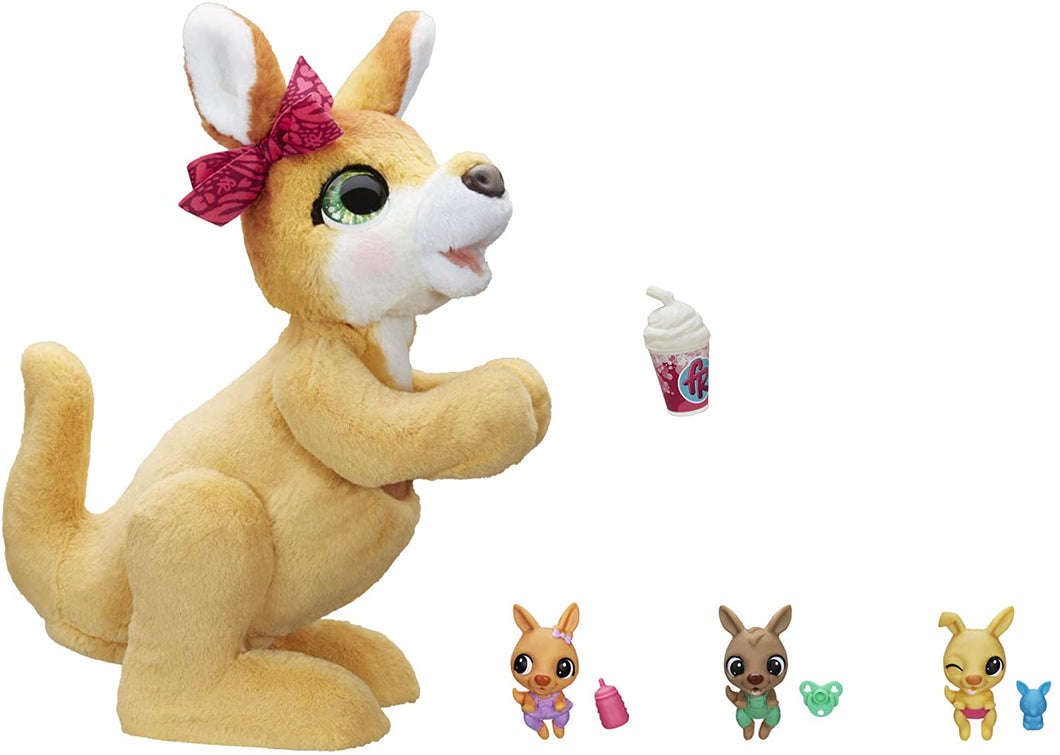 furReal Mama Josie The Kangaroo Interactive Pet Toy, 70+ Sounds & Reactions, Ages 4 & Up