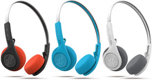 Load image into Gallery viewer, JLab Audio Rewind Wireless Retro Headphones | Bluetooth 4.2 | 12 Hours Playtime | Custom EQ3 Sound | Music Controls | Noise Isolation | with Microphone | Throwback 80s 90s Design | Black