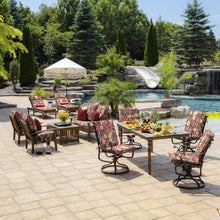 Load image into Gallery viewer, Arden Selections 24 x 24 Ruby Clarissa Tropical 2-Piece Deep Seating Outdoor Lounge Chair Cushion