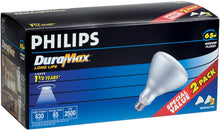 Load image into Gallery viewer, Philips 139279 Soft White 65-Watt BR40 Indoor Flood Light Bulb, 2-Pack