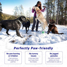 Load image into Gallery viewer, Green Gobbler Pet Safe Ice Melt Fast Acting Treatment | Magnesium Chloride Ice Melt Pellets | Pet &amp; Plant Safe Ice Melter (25lb Pail)
