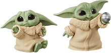 Load image into Gallery viewer, Star Wars The Bounty Collection The Child Collectible Toys 2.2-Inch The Mandalorian “Baby Yoda” Sipping Soup, Blanket-Wrapped Figure 2-Pack