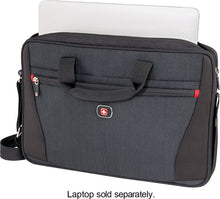 Load image into Gallery viewer, Swissgear Structure 16 Laptop Case Blue Heather/Black