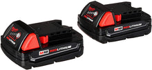 Load image into Gallery viewer, Milwaukee 2606-22CT M18 Cordless Drill/Driver Kit, 18 V, Red