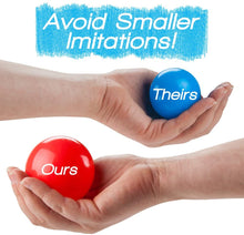 Load image into Gallery viewer, Imagination Generation 100 Jumbo 3 in Multi-Colored Soft Ball Pit Balls with Mesh Carrying Case