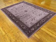Load image into Gallery viewer, Unique Loom La Jolla Collection Tone-on-Tone Traditional Purple Area Rug (7' 0 x 10' 0)