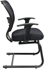 Load image into Gallery viewer, Office Star Space Collection: Air Grid Back Guest Chair with Fabric Seat and Cantilever Base