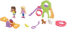 Load image into Gallery viewer, Fisher-Price Nickelodeon Dora &amp; Friends, Doggie Park Friends Dora and Alana