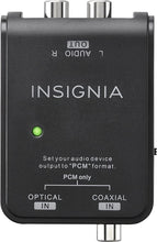 Load image into Gallery viewer, Insignia Optical/Coaxial Digital-to-Analog Converter - Black