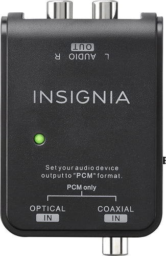 Insignia Optical/Coaxial Digital-to-Analog Converter - Black