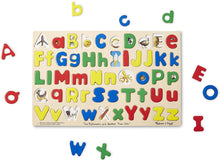 Load image into Gallery viewer, Melissa &amp; Doug Upper &amp; Lower Case Alphabet Puzzle