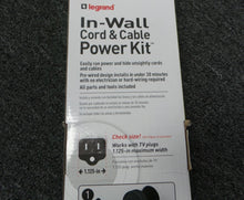 Load image into Gallery viewer, Legrand In-Wall Wiremold Cord &amp; Cable Power Kit WMC701 White