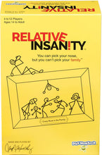 Load image into Gallery viewer, Relative Insanity Party Game about Crazy Relatives - Made and Played by Comedian Jeff Foxworthy - 7441