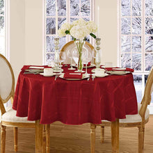 Load image into Gallery viewer, Newbridge Elegance Plaid No-Iron Soil Resistant Fabric Woven Tablecloths