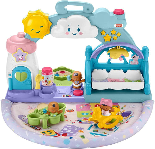 Fisher-Price Little People 1-2-3 Babies Playdate Musical playset with 3 Baby Figures for Toddlers and Preschool Kids