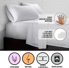 Load image into Gallery viewer, Ella Jayne Home Home Collection Super Soft Triple Brushed Microfiber Bedroom Sheet Set