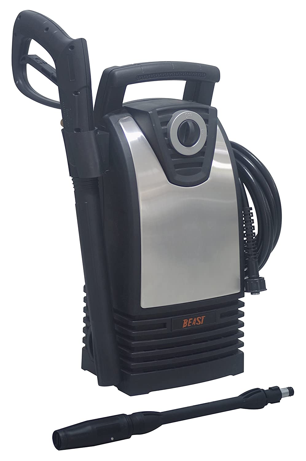 BEAST P1760B-BBM18 1750-PSI at 1.3 GPM Pressure Washer with Bonus Accessories, Black, Silver