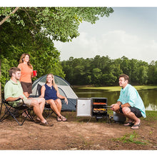 Load image into Gallery viewer, Masterbuilt Compact Outdoor Camping Tailgating Portable Propane BBQ Smoker Grill