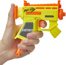 Load image into Gallery viewer, NERF Fortnite Micro AR-L Microshots Dart-Firing Toy Blaster &amp; 2 Official Elite Darts for Kids, Teens, Adults
