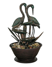 Load image into Gallery viewer, Nature's Garden Birds Metal Fountain