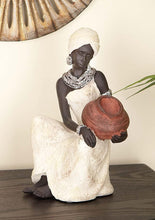 Load image into Gallery viewer, Deco 79 Benzara 44694 Table Top Polystone African Figure Sculpture