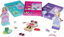 Load image into Gallery viewer, Melissa &amp; Doug Disney Cinderella, Belle &amp; Rapunzel Magnetic Dress Up Bundle