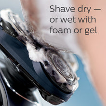 Load image into Gallery viewer, Philips Norelco Electric Shaver 5550, Wet &amp; Dry, S5590/81, with Turbo+ mode and Precision Trimmer