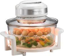 Load image into Gallery viewer, Rosewill Infrared Halogen Convection Oven with Stainless Steel Extender Ring