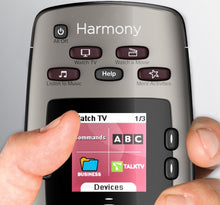 Load image into Gallery viewer, Logitech Harmony 650 Infrared All in One Remote Control, Universal Remote Logitech, Programmable Remote (Silver)