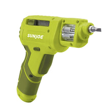 Load image into Gallery viewer, Sun Joe SJ4VSD 4-Volt MAX Lithium-Ion Cordless Rechargeable Power Screwdriver w/Quick Change Bit System