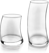 Load image into Gallery viewer, Libbey Swerve 16-Piece Tumbler and Rocks Glass Set