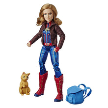 Load image into Gallery viewer, Marvel Captain Marvel Movie Captain Marvel Super Hero Doll Goose The Cat (Ages 6 &amp; Up)