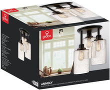 Load image into Gallery viewer, Globe Electric Sedona Flush Mount Ceiling Light