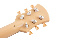 Load image into Gallery viewer, Toy Guitar Rock Star 6 Stringed Toy Guitar Musical Instrument w/ Guitar Pick Vibrant Colors Acoustic Kids Children's Tunable Vibrant Sounds Ukulele (Light Brown)