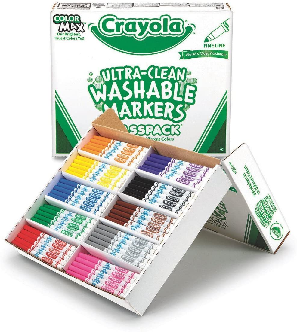 Crayola BIN588211 Washable Classpack Markers