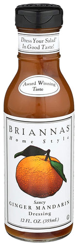 Brianna's, Home Style Dressing, Saucy Ginger Mandarin, 12 oz