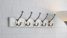 Load image into Gallery viewer, Richelieu Hardware T020211BORB Utility Hook Rack, Brushed Oil-Rubbed Bronze/Espresso Finish