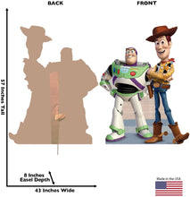 Load image into Gallery viewer, Advanced Graphics Buzz &amp; Woody Life Size Cardboard Cutout Standup - Disney Pixar&#39;s Toy Story