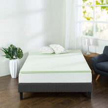 Load image into Gallery viewer, Zinus Green Tea Memory Foam Mattress Topper
