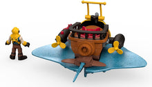 Load image into Gallery viewer, Fisher-Price Imaginext Captain Nemo &amp; Stingray