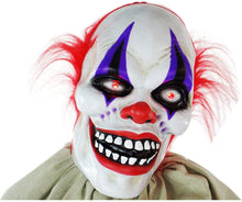 Load image into Gallery viewer, Haunted Hill Farm HHCLOWN-4FLSA Life-Size Animatronic Clown, Indoor/Outdoor Halloween Decoration, Multi