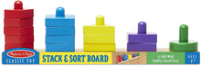 Load image into Gallery viewer, Melissa &amp; Doug Stack &amp; Sort Board