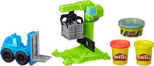 Load image into Gallery viewer, Play-Doh Wheels Crane &amp; Forklift Construction Toys with Non-Toxic Cement Buildin' Compound Plus 2 Additional Colors