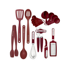 Load image into Gallery viewer, KitchenAid KC448BXERA 17-piece Tools and Gadget Set, Red