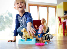 Load image into Gallery viewer, Barbie Newborn Pups Doll and Pets